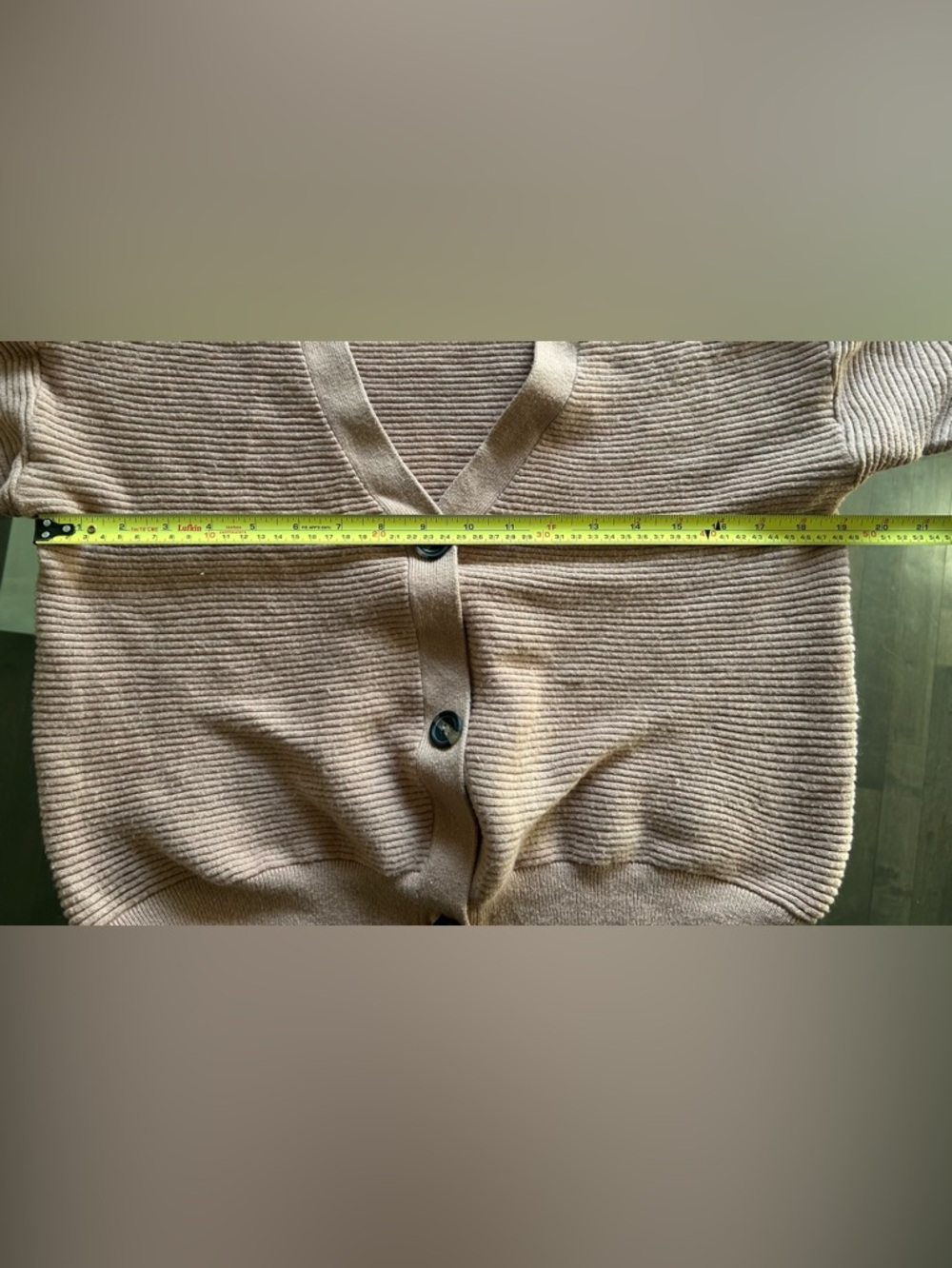 V-Neck Button Cardigan - Picture 5 of 5